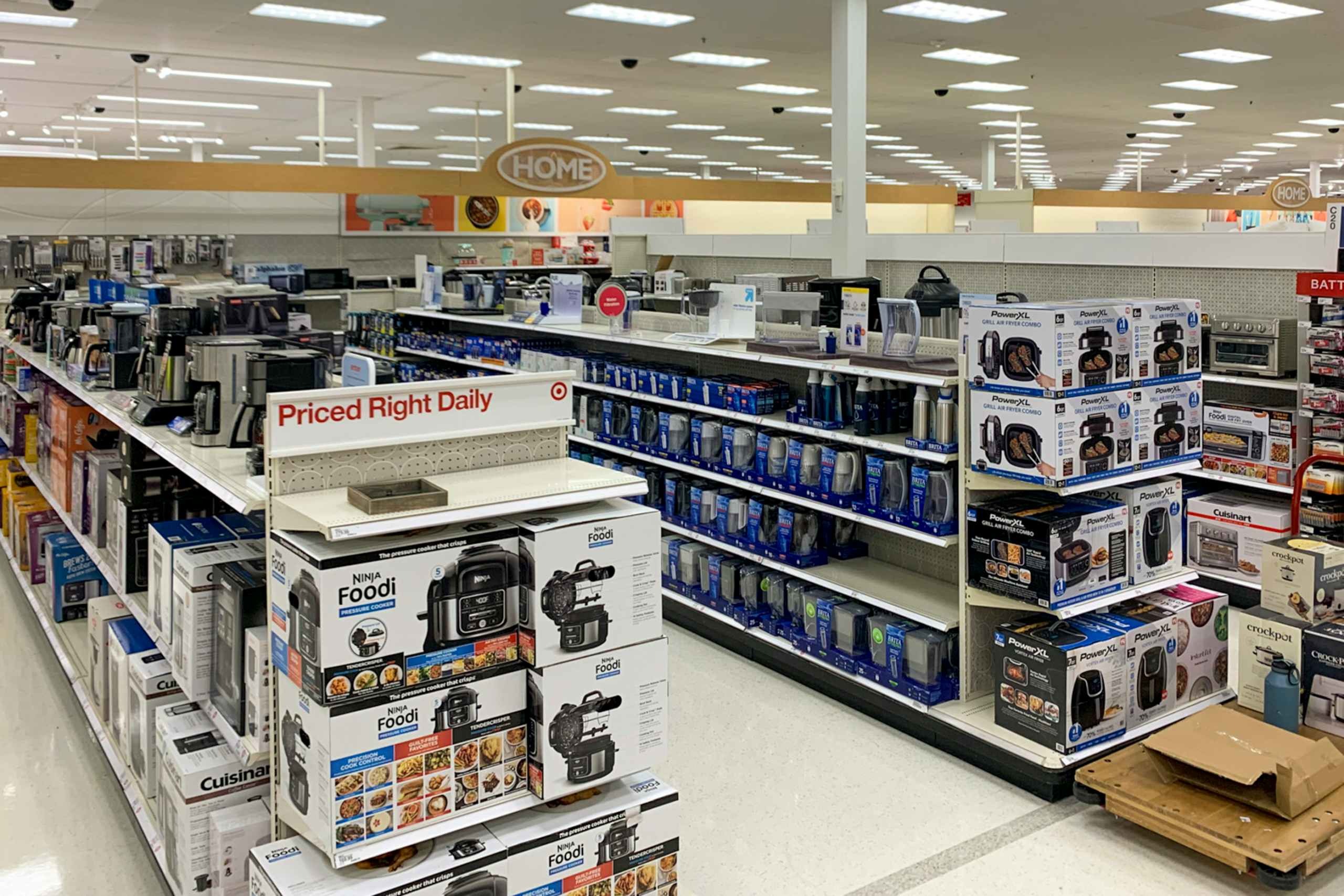 kitchen appliances section at target