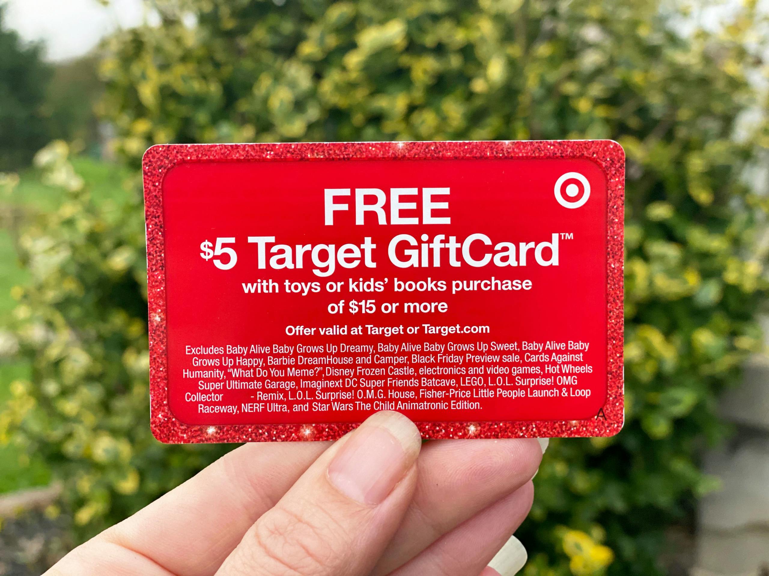 Free Target gift card coupon