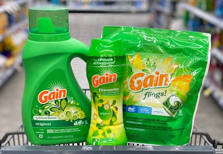 4 Gain Laundry Care Items