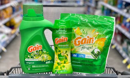 4 Gain Laundry Care Items