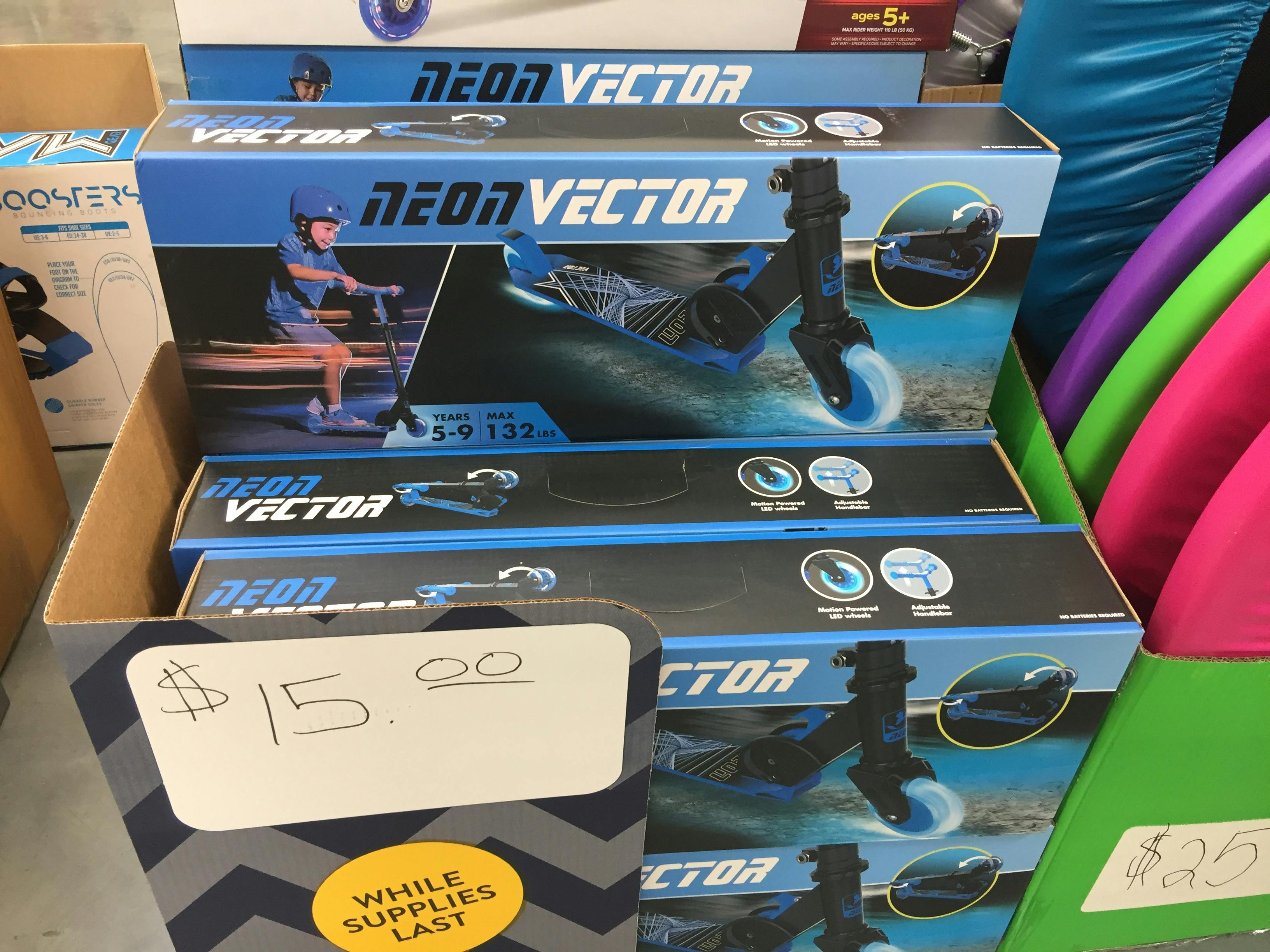 Kids' Scooters or Bouncing Boots, $15 