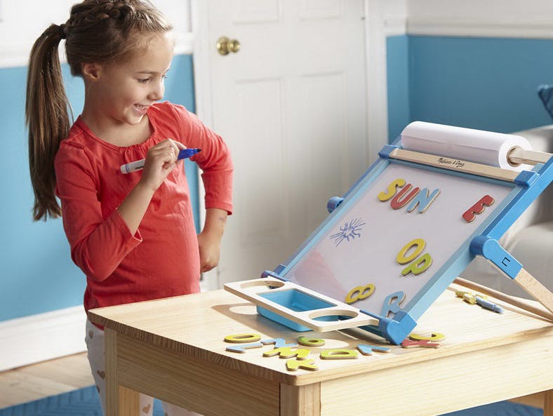 melissa and doug tabletop easel walmart