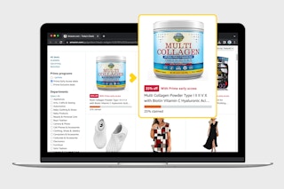 laptop screenshot with amazon lightning deals and early access