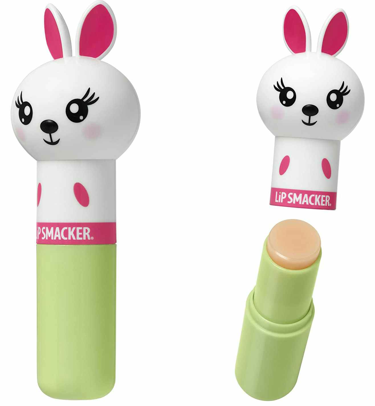 lip balm with a cap that is a bunny