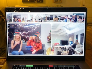 Christmas zoom party