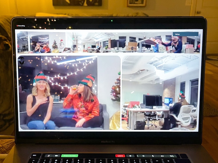 Christmas zoom party