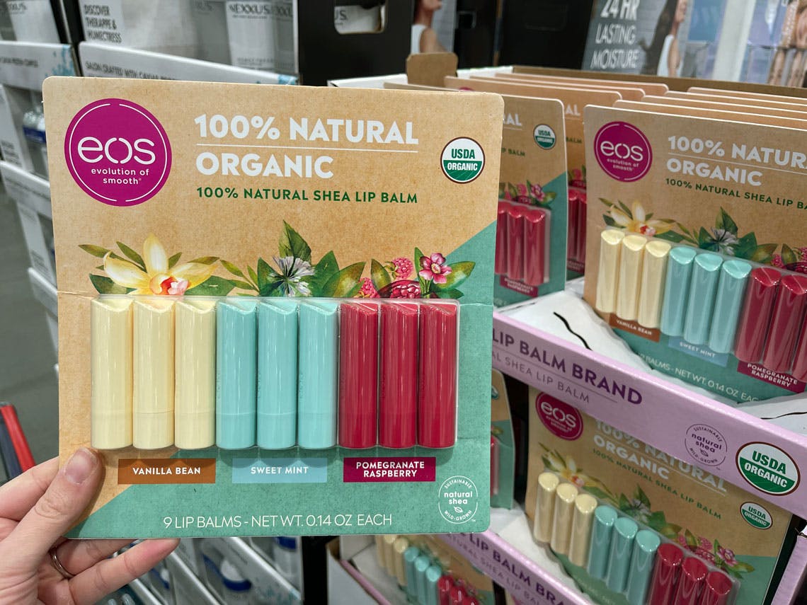 Eos Organic Lip Balm 9-Pack, Only $10.99 at Costco - The Krazy Coupon Lady Eos Organic Lip Balm 9-Pack, Only $10.99 at Costco - The Krazy Coupon Lady