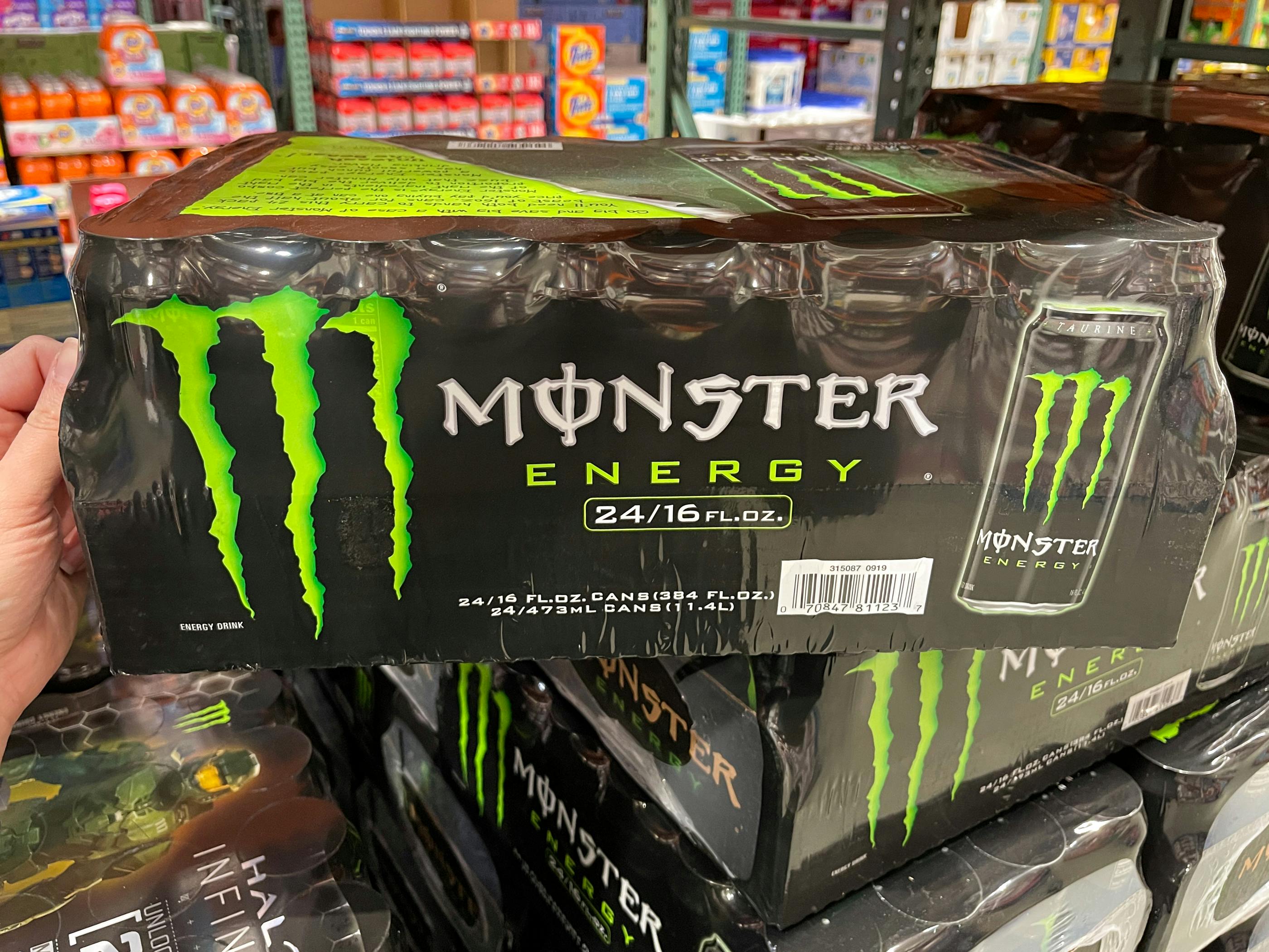Monster energy drink at Costco