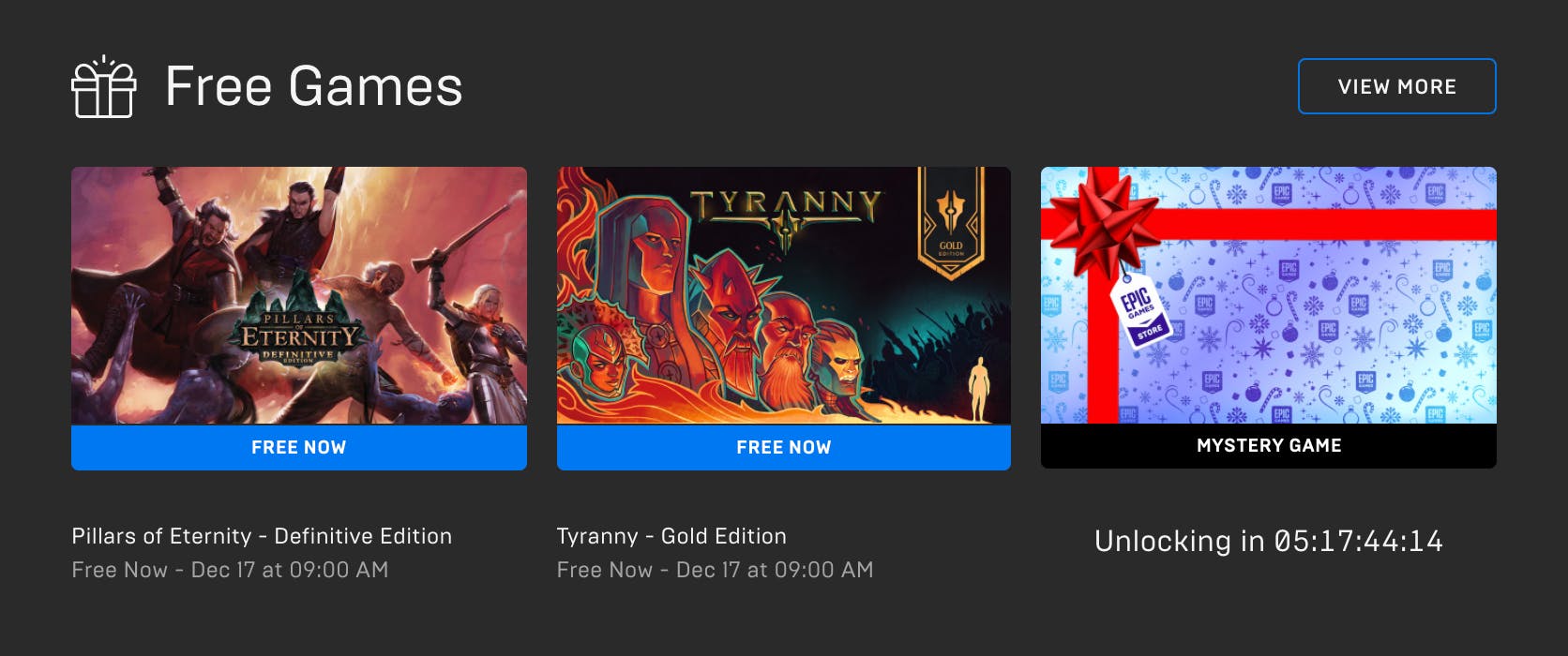 Epic Games Store Christmas Free Games List 195 epic games store free games 1607724974 1607724974
