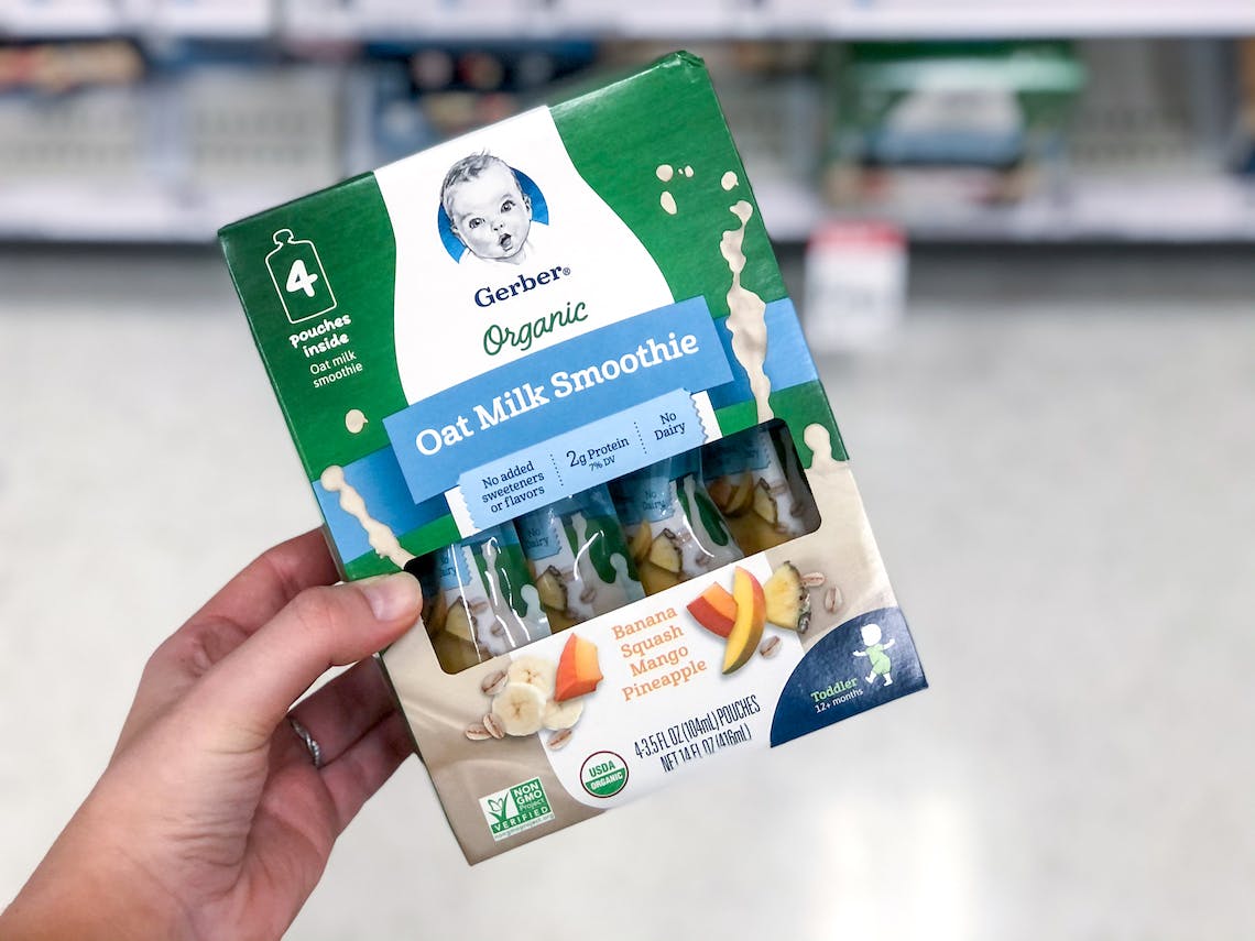 oat milk smoothie gerber