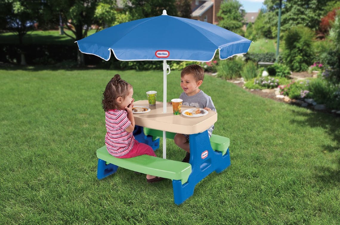 target little tikes picnic table