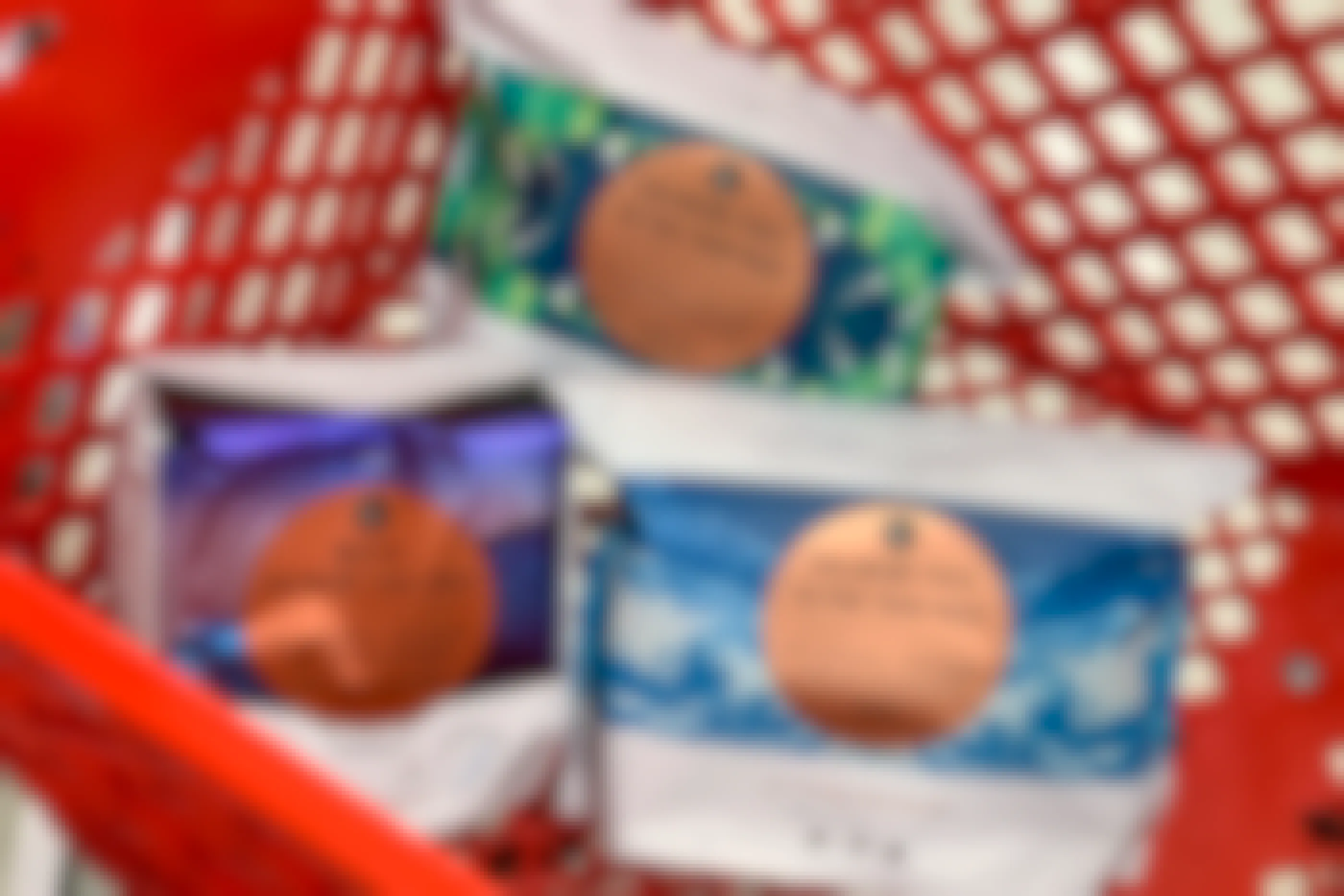 L. pads in target shopping cart