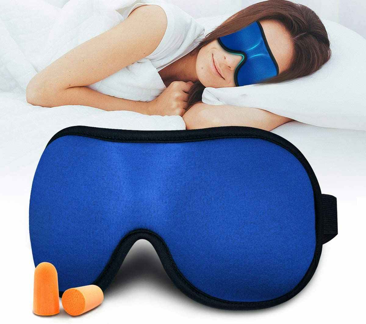 stocking stuffers under $5 - Blue sleep mask