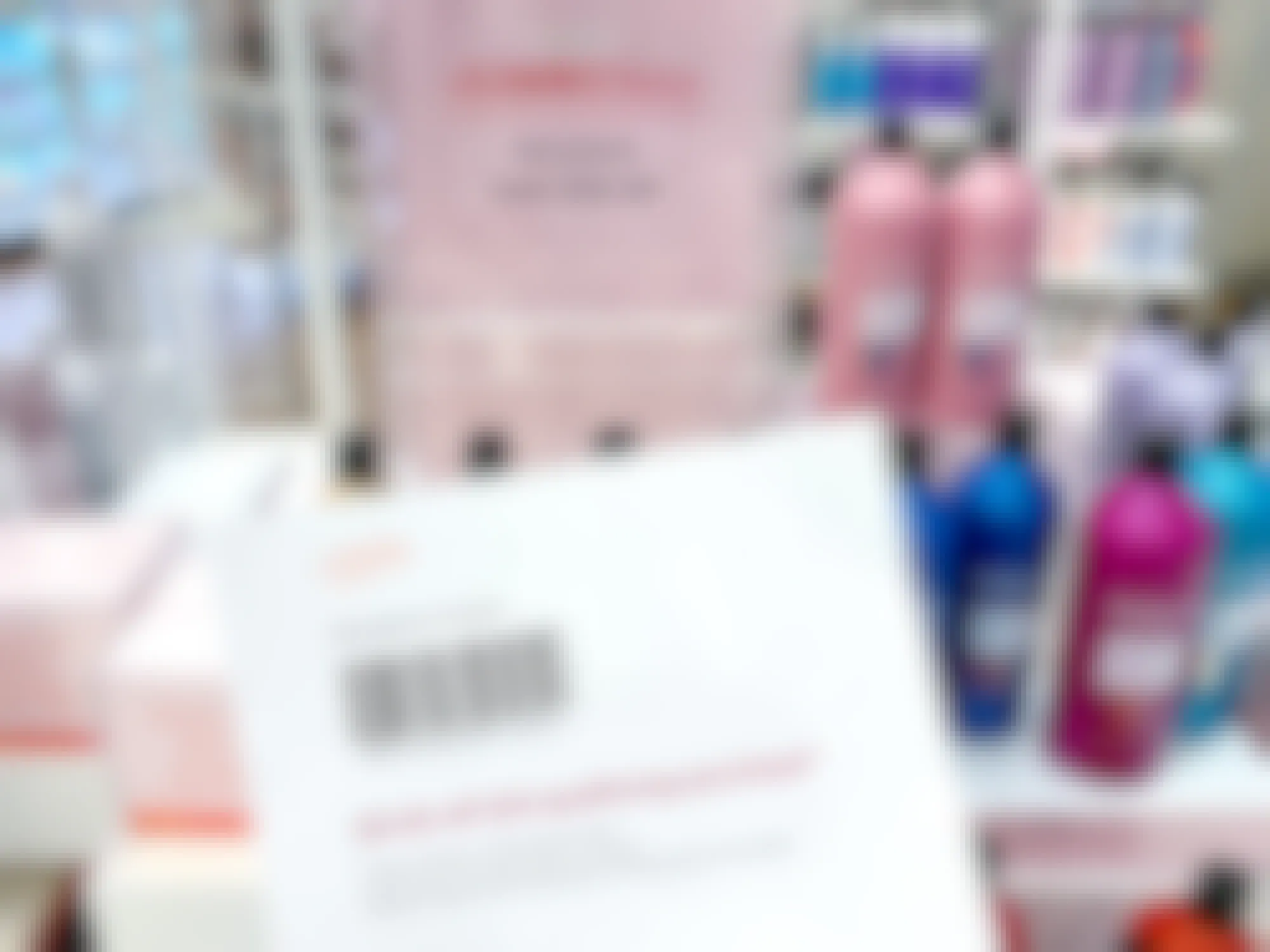 printed ulta coupon near jumbo love event signage and products 