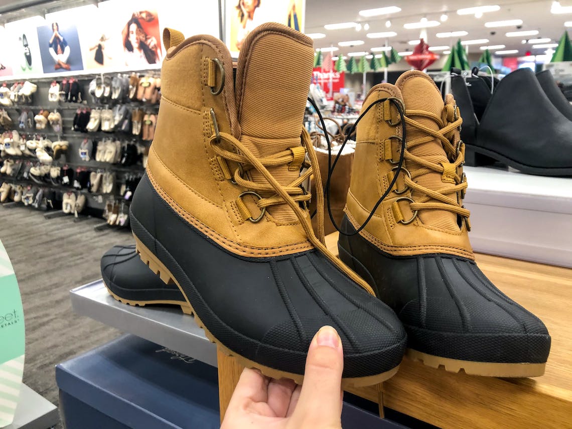 target work boots in store