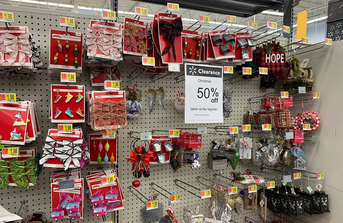 After-Christmas Clearance, 50% Off in Store at Walmart - The Krazy