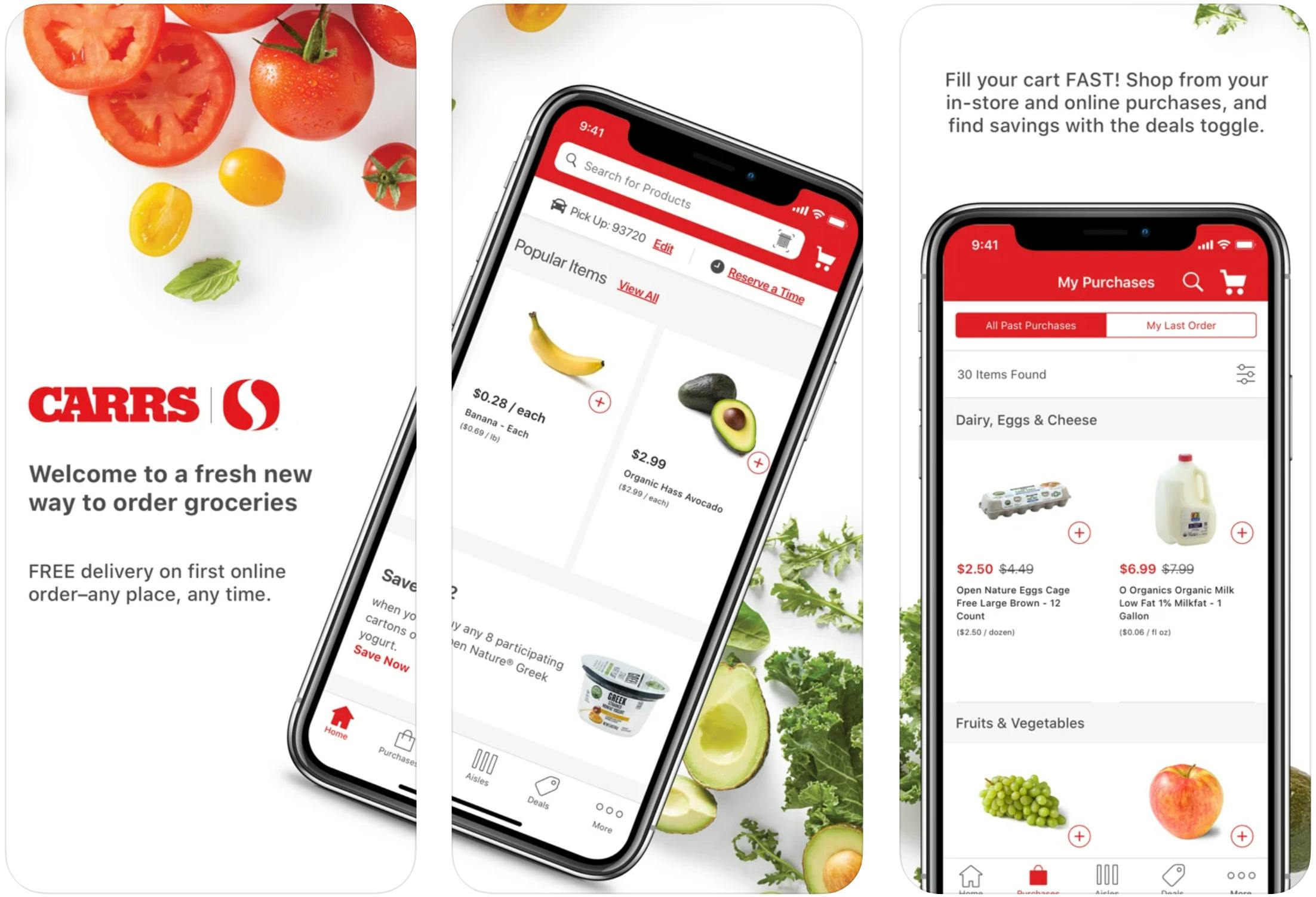 Carrs and Safeway app download screenshot