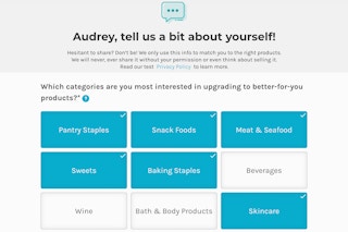 Social Nature website profile page screenshot