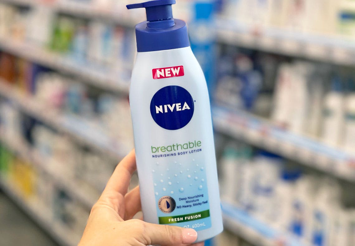 nivea breathable body lotion
