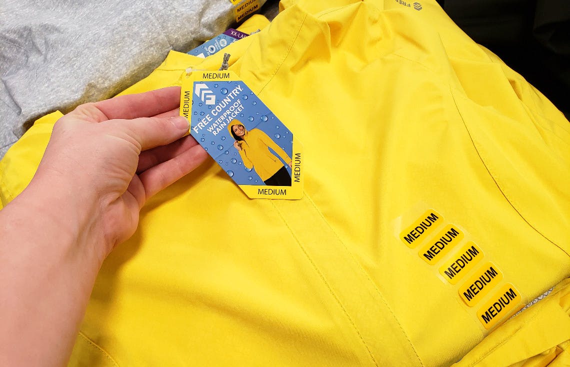 Ladies' Waterproof Rain Jackets, Only 
