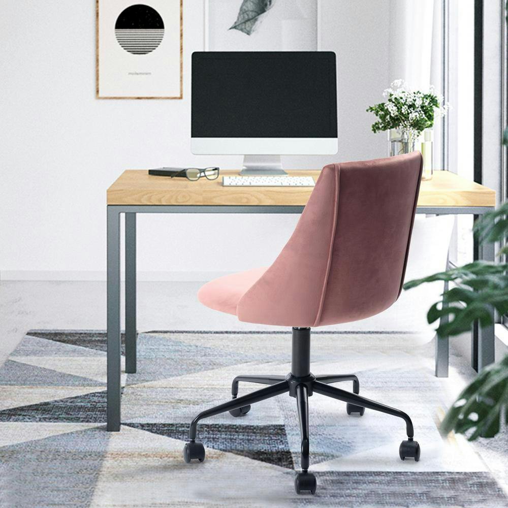 velvet office desk chair as low as 9949 at home depot