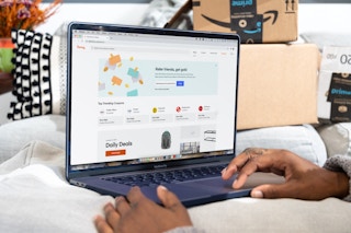 Honey website on a laptop