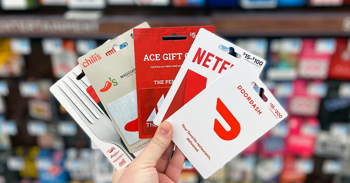 DoorDash, Netflix, & More Gift Card Deals at Rite Aid