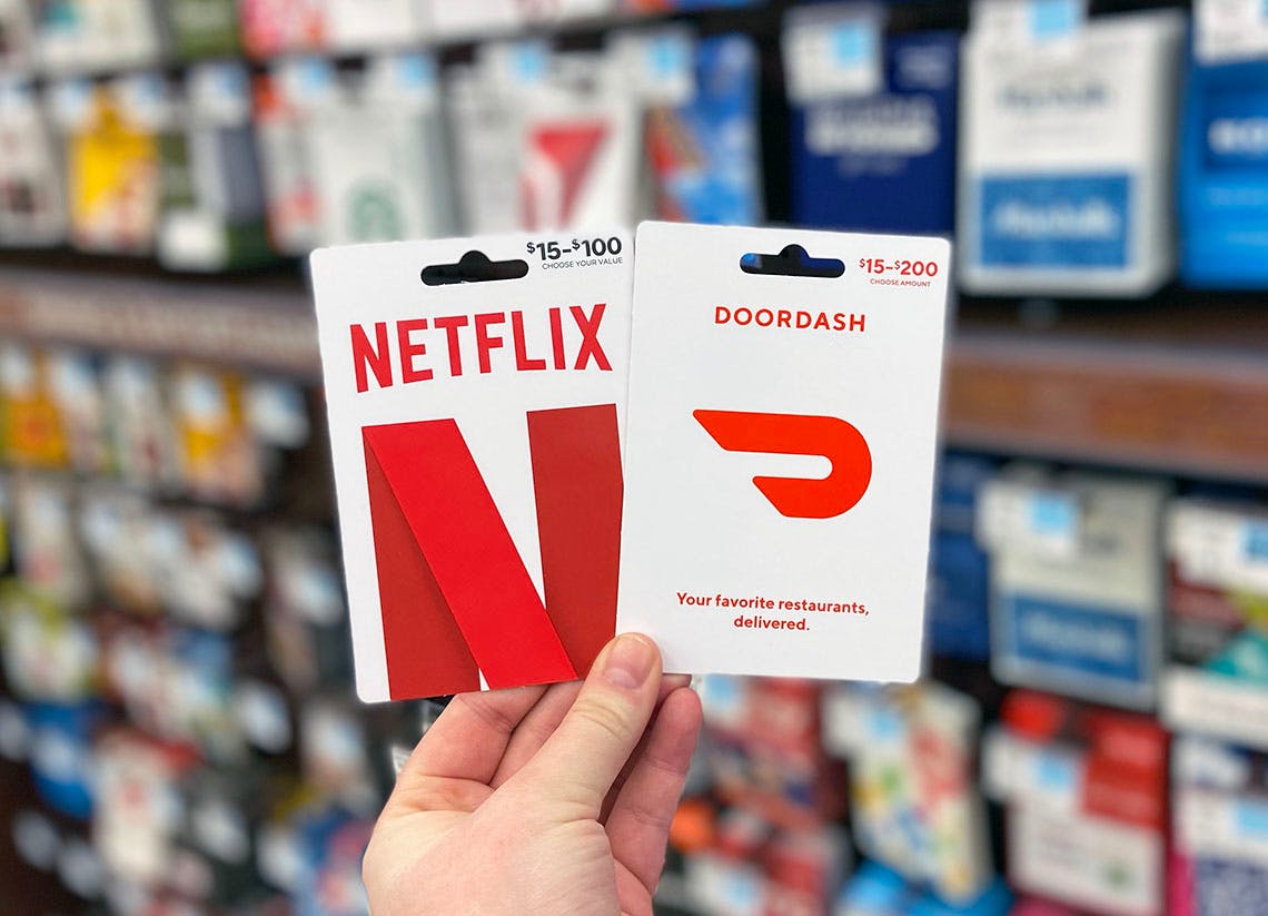 DoorDash, Netflix, & More Gift Card Deals at Rite Aid
