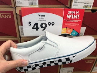Vans shoes at Shoe Carnival