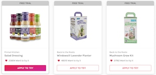 Social nature products you can apply to try for free.