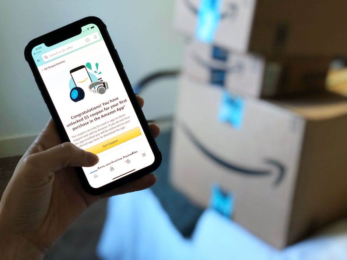 Amazon's Giving You 5 to Shop in Their App The Krazy Coupon Lady