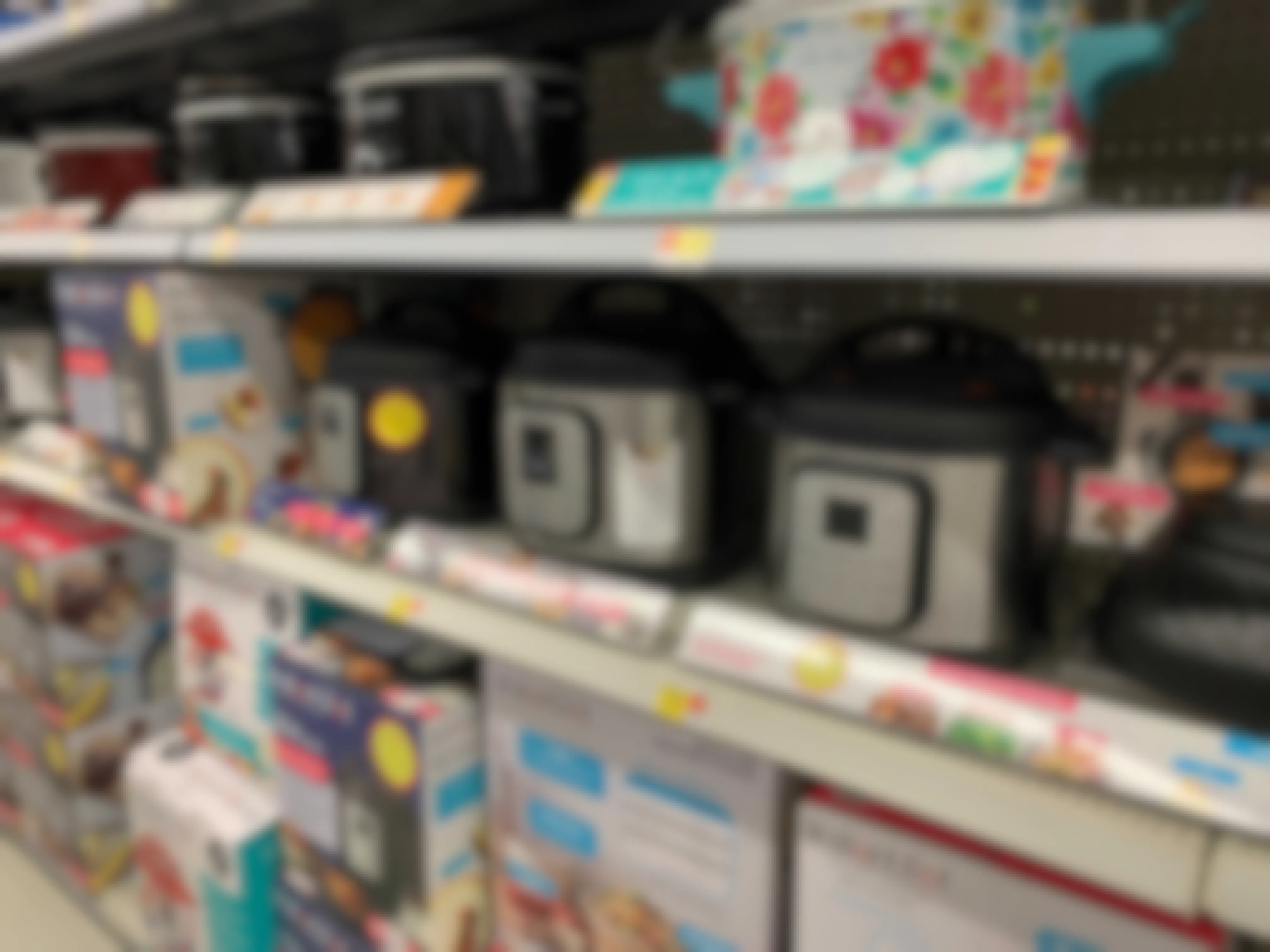 instant pot section at walmart store