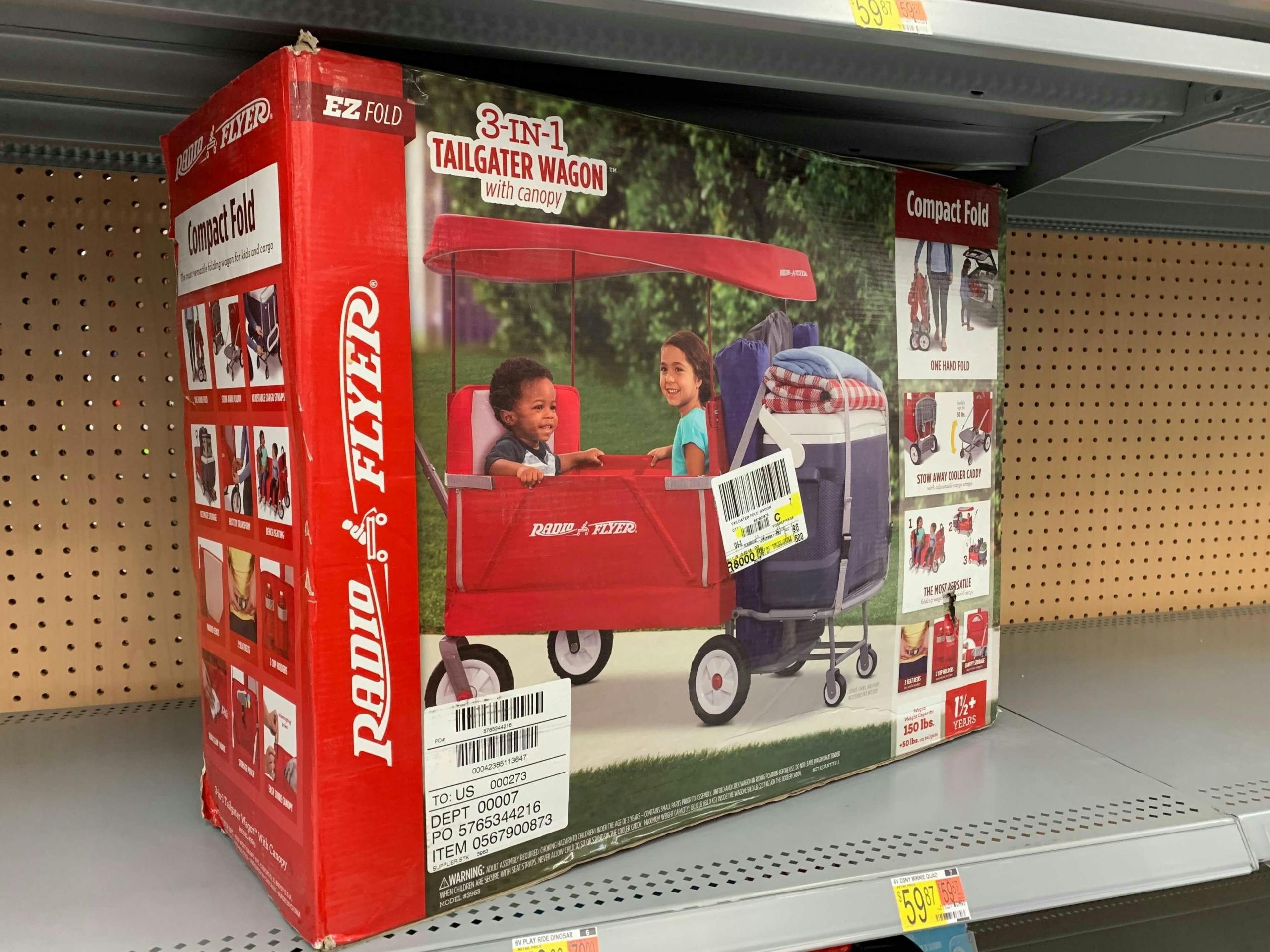 radio flyer tailgater wagon with canopy