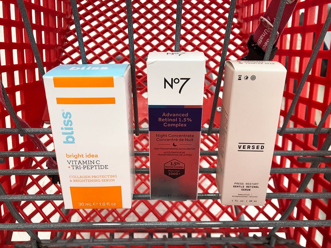 versed retinol target