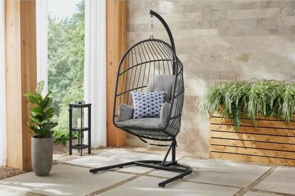 Hampton bay swing online chair