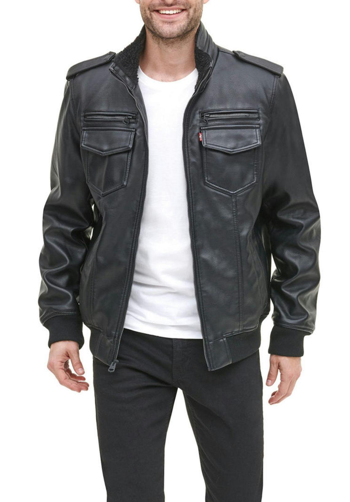 levis leather jacket jcpenney