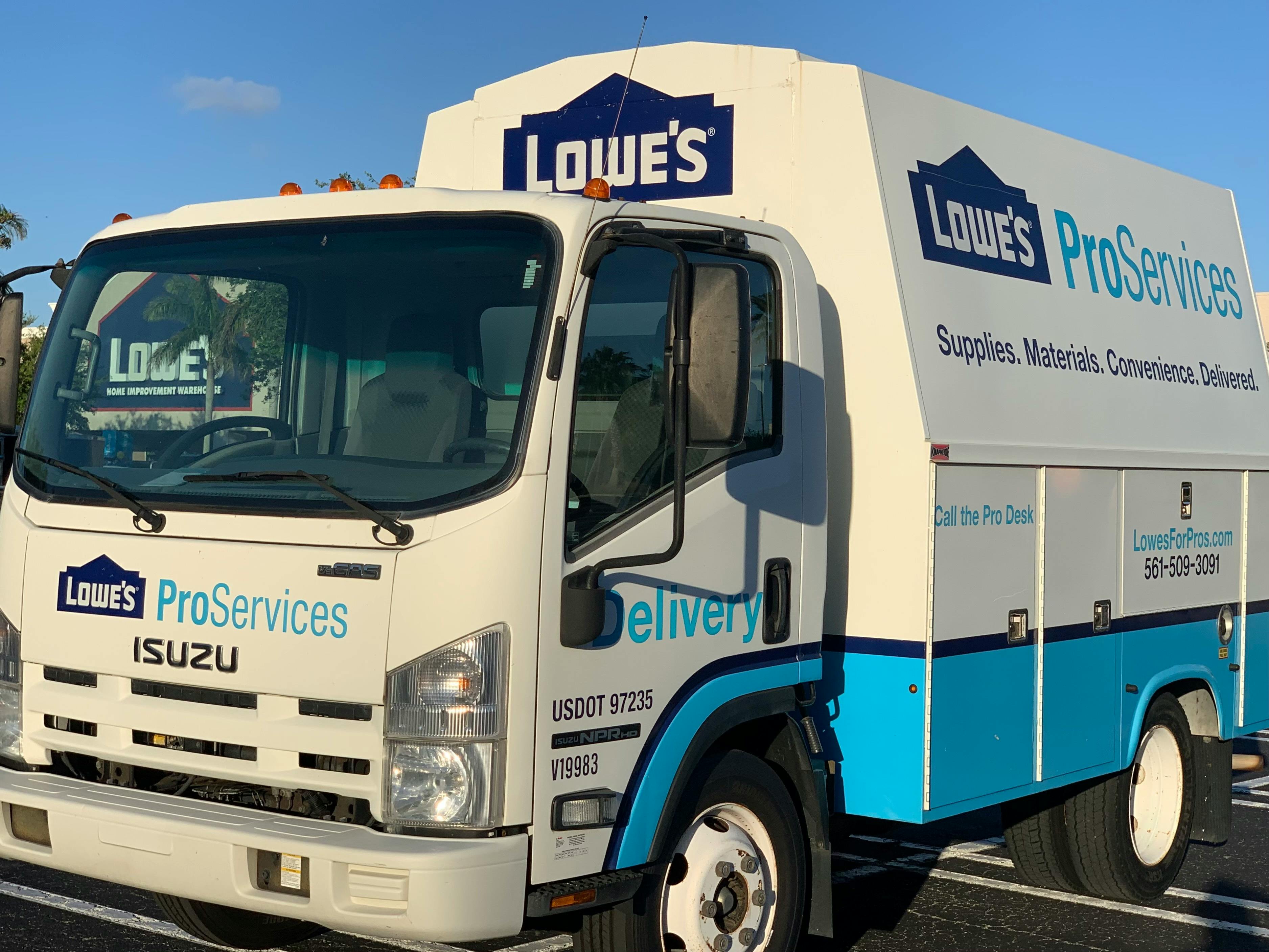 lowes proservices truck