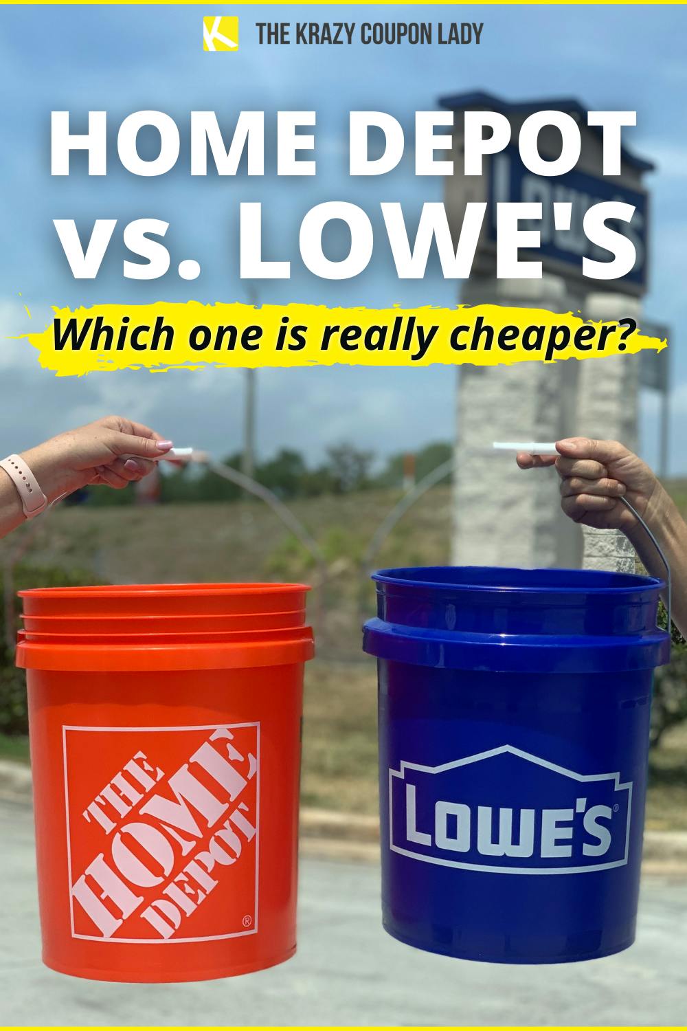 Lowe's vs. Home Depot: Who's Cheaper? - The Krazy Coupon Lady