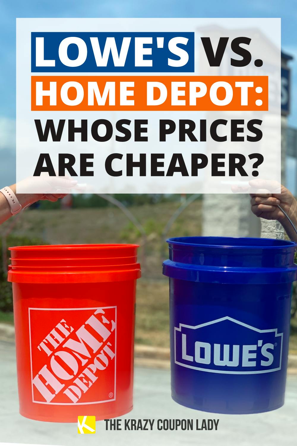 Lowe's vs. Home Depot: Whose Prices Are Cheaper? - The Krazy ...