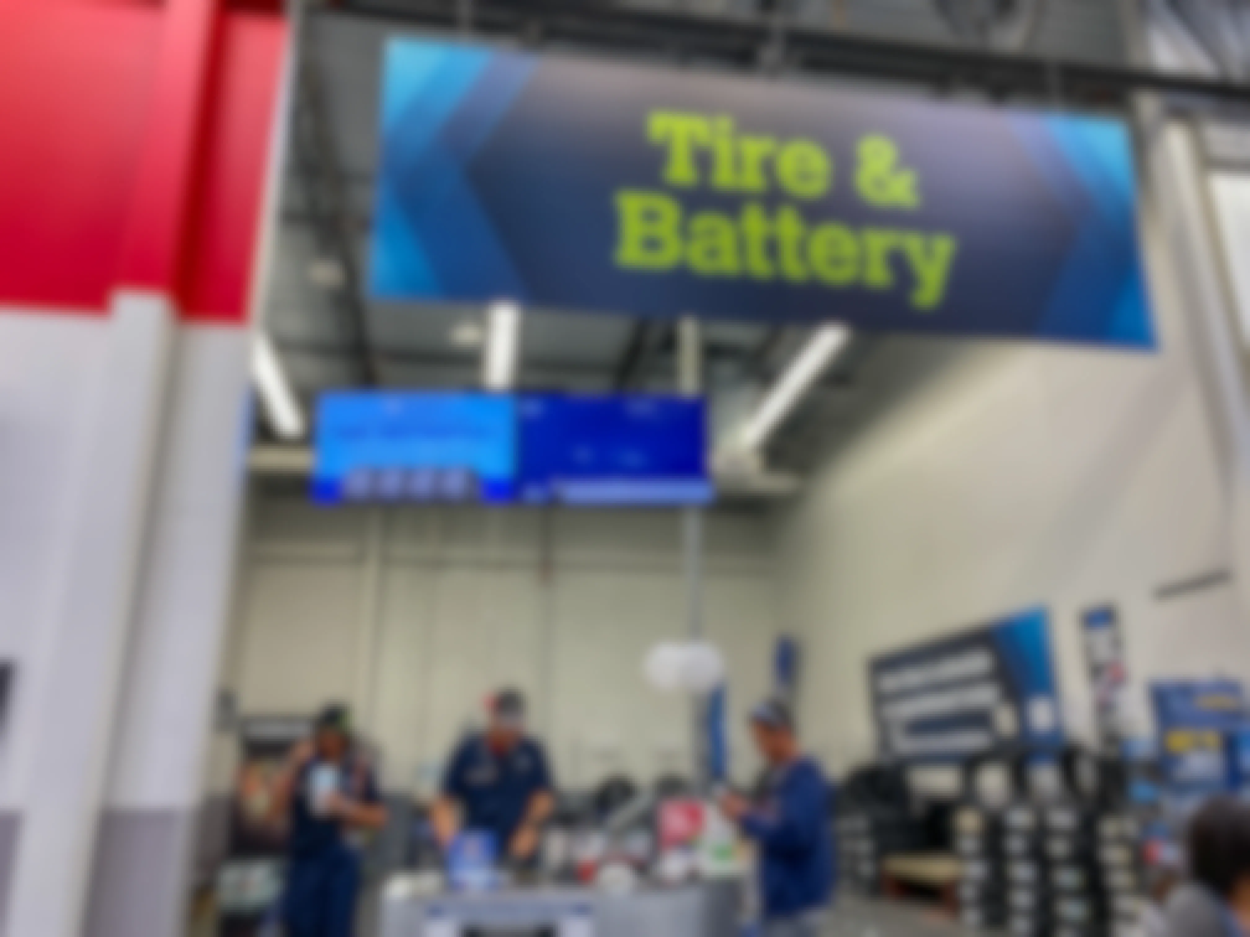 Sam's Club tire and battery center
