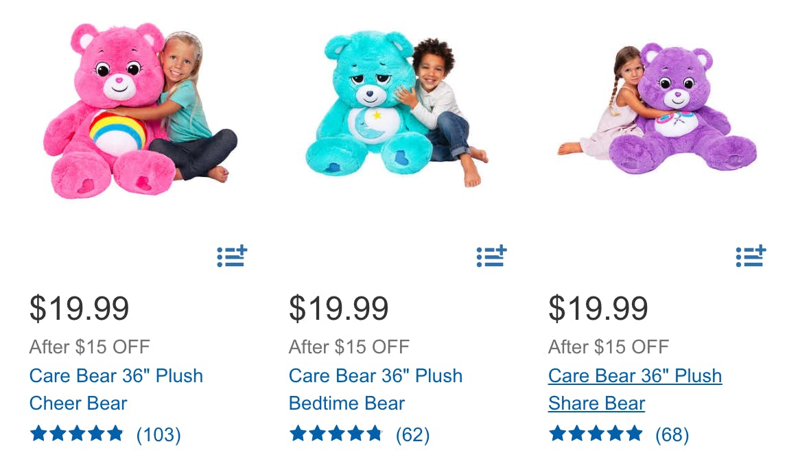 giant care bear big w