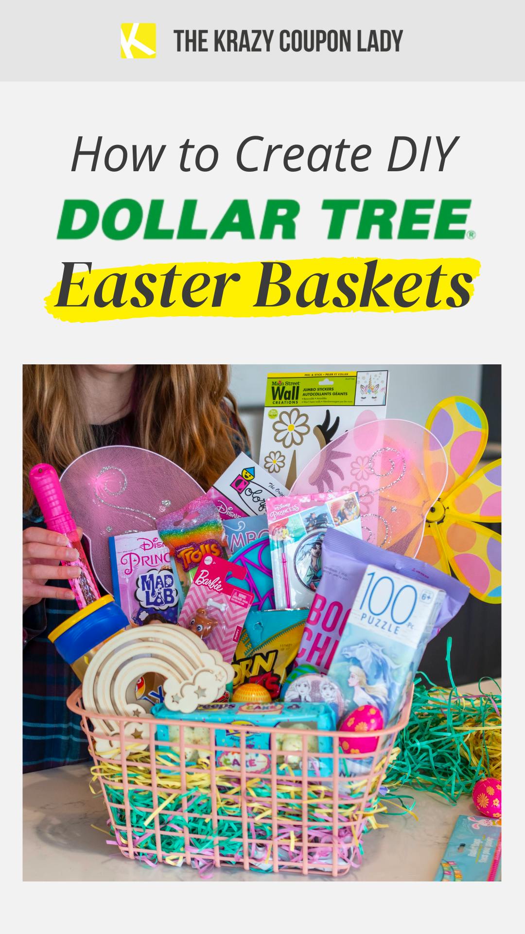 Super Cheap Freakin' Amazing DIY Dollar Tree Easter Baskets!