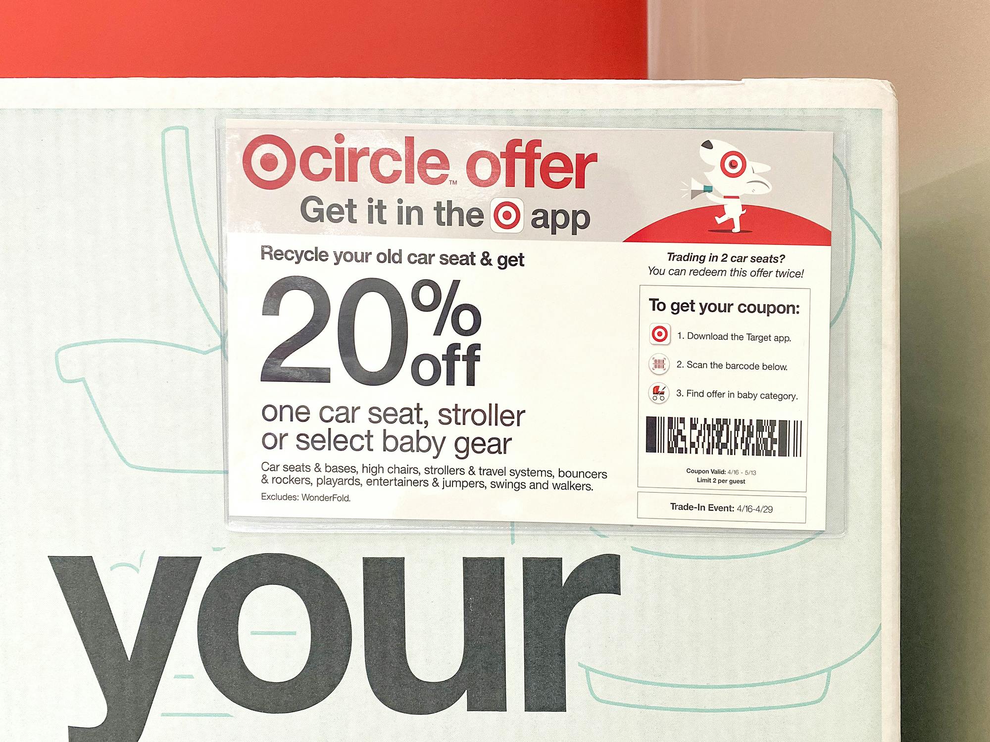 Target baby walker coupons on sale