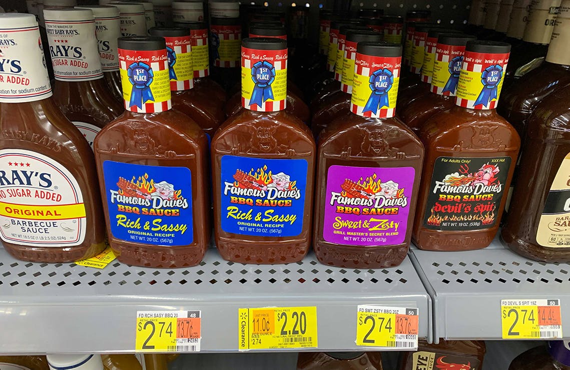 Famous Dave S Bbq Sauce Walmart