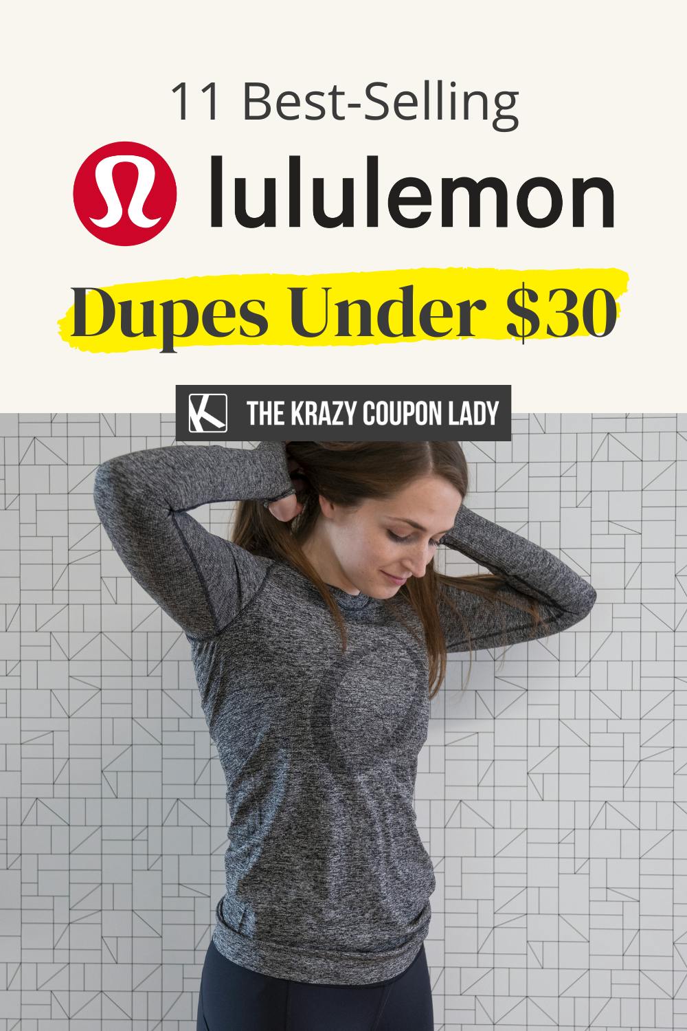 11 Best-Selling Lululemon Dupes for Under $30 - The Krazy Coupon Lady