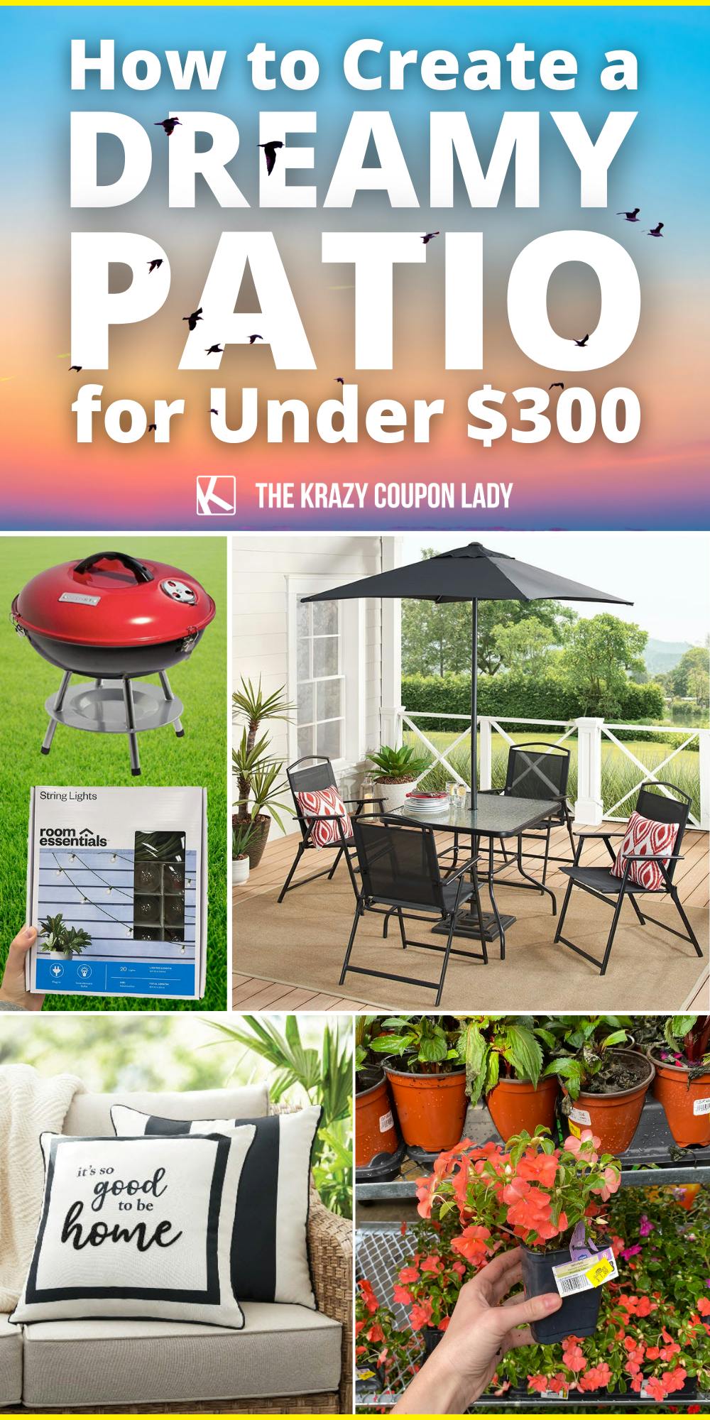 Create Dreamy Outdoor Spaces for Under $300