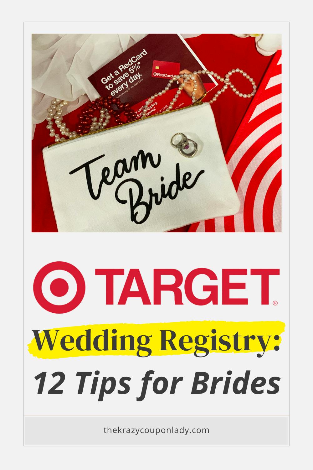 Target Wedding Registry: 12 Tips For Brides - The Krazy Coupon Lady