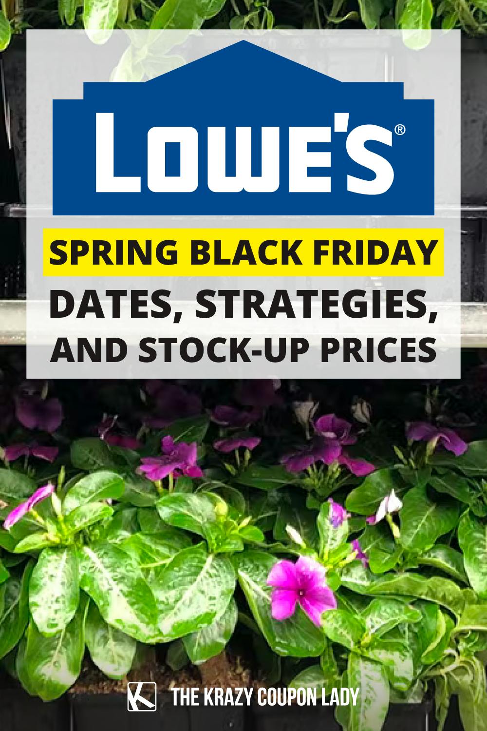 Lowe's Spring Black Friday Sale on Mulch & More — Krazy Coupon Lady ...