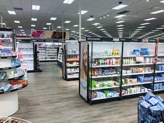 beauy aisle at target