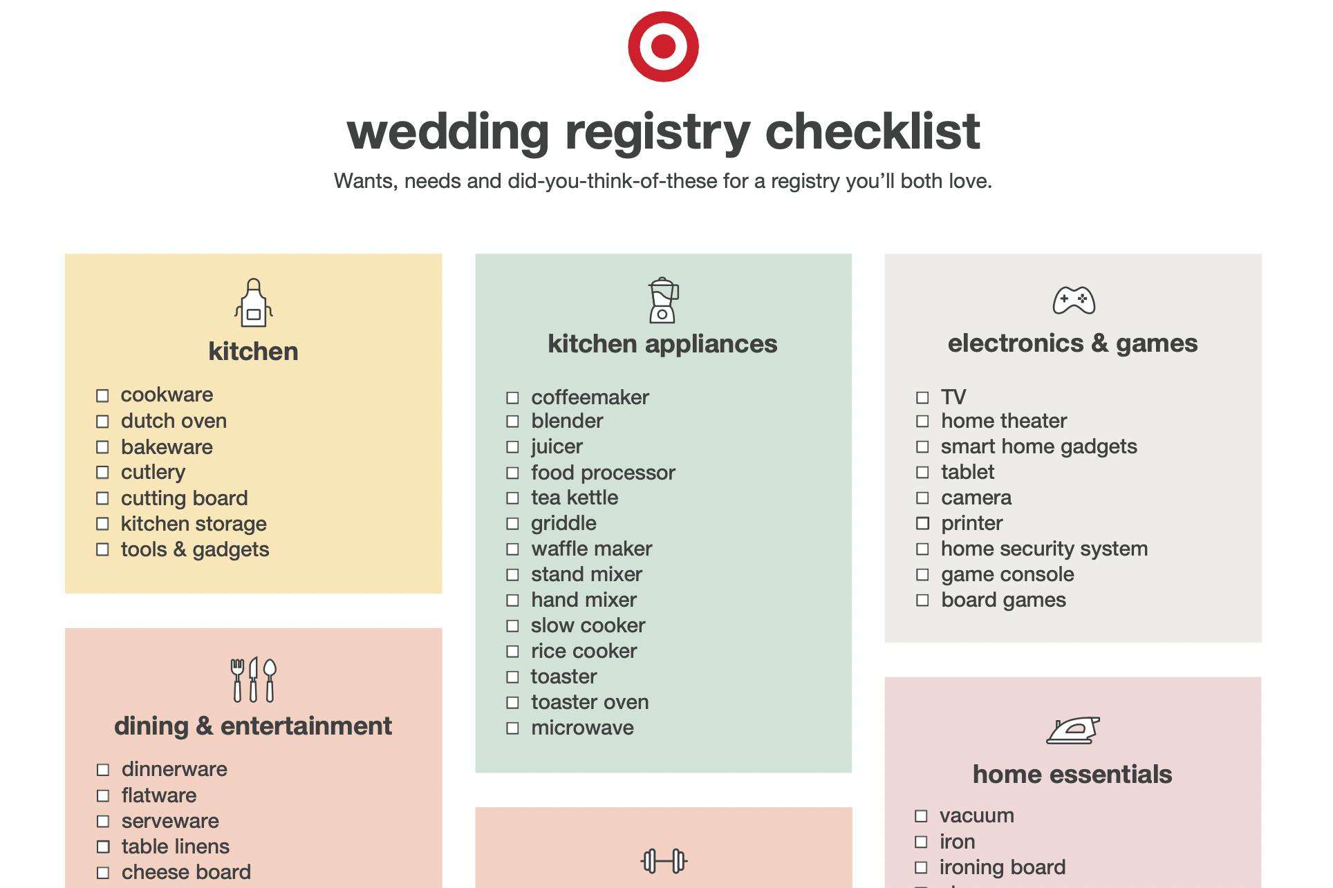 Target Wedding Registry 12 Tips For Brides The Krazy Coupon Lady   Target Wedding Registry Checklist Screenshot 2022 1655649523 1655649523 